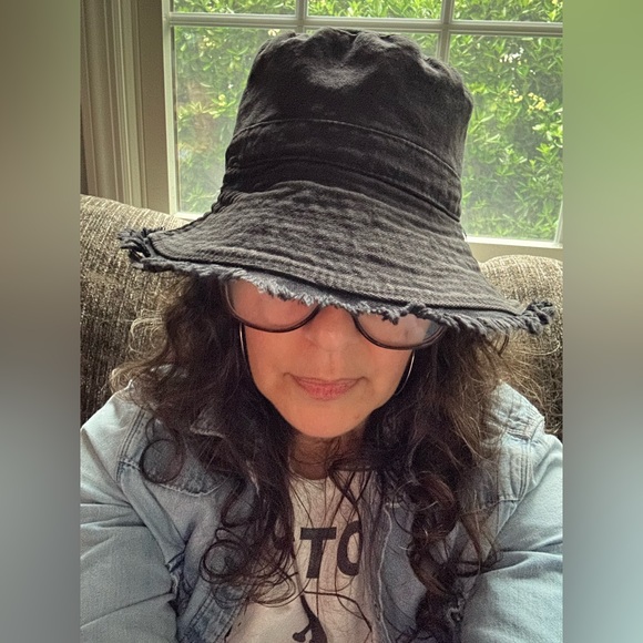 Black Canvas Bucket Hat - Picture 2 of 8